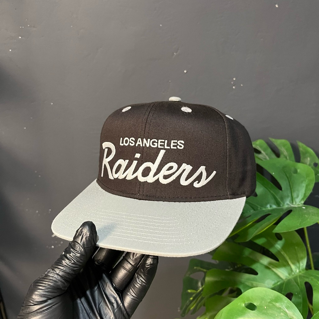 Topi nfl raiders bordir logo