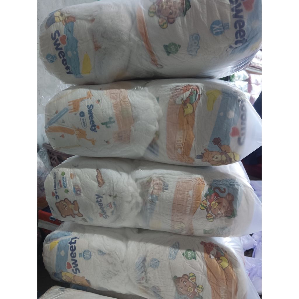 Obral Popok Bayi Celana Curah Non Kemasan Ukuran Nb S M L XL Isi 50 XXL isi 44//Popok Bayi Murah Ber