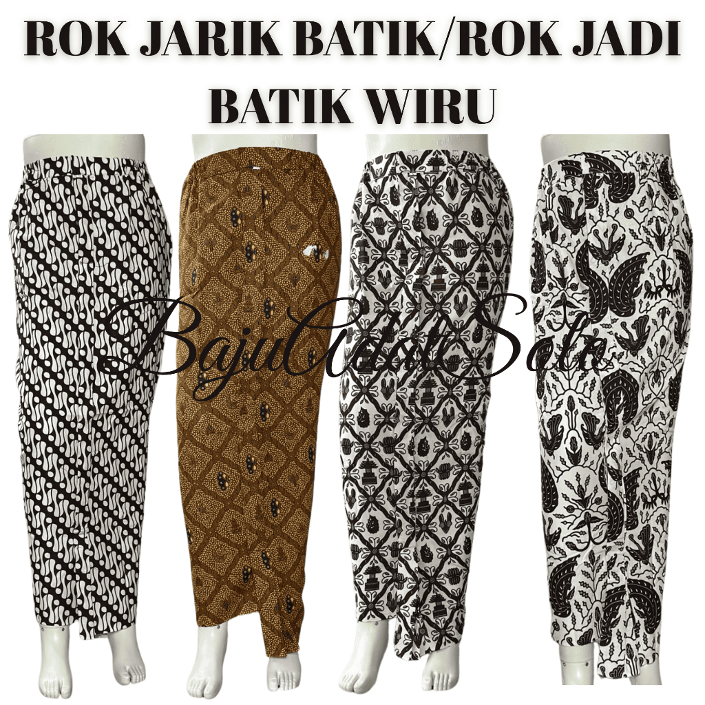 BAWAHAN KEBAYA ROK JARIK WIRU BATIK ROK JADI