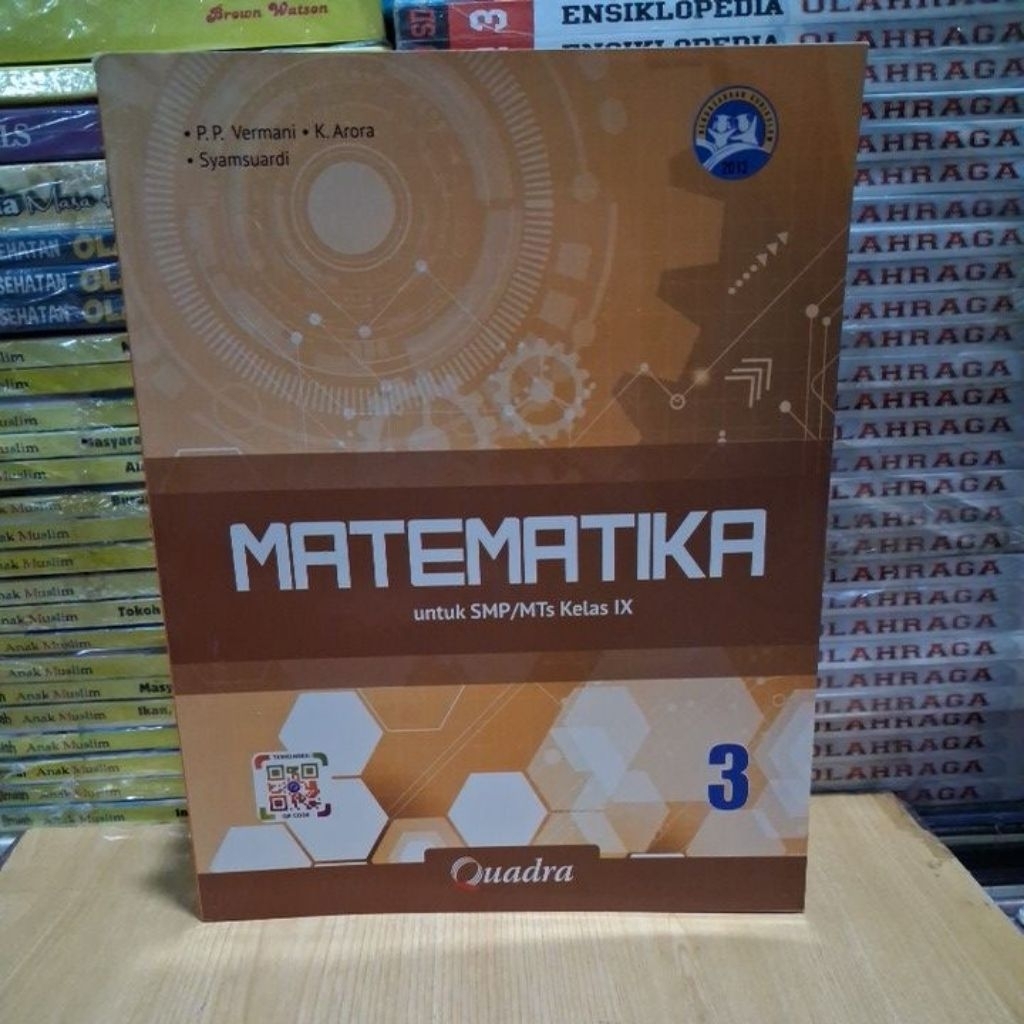 Buku Original MATEMATIKA SMP MTs Kelas 9 K13 Quadra