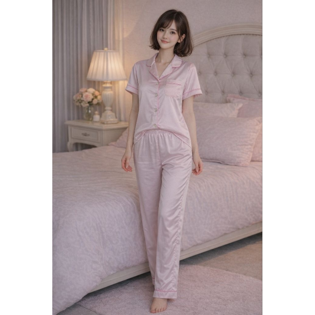 Piyama Laura Ashley lembut poll adem