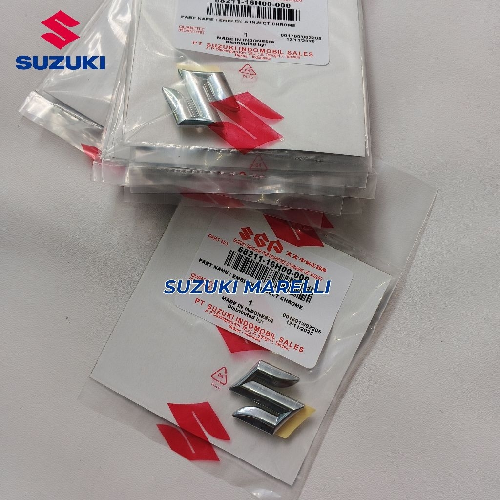 LOGO/EMBLEM SUZUKI SATRIA FU 150 ORIGINAL SGP 68211-16H00-000