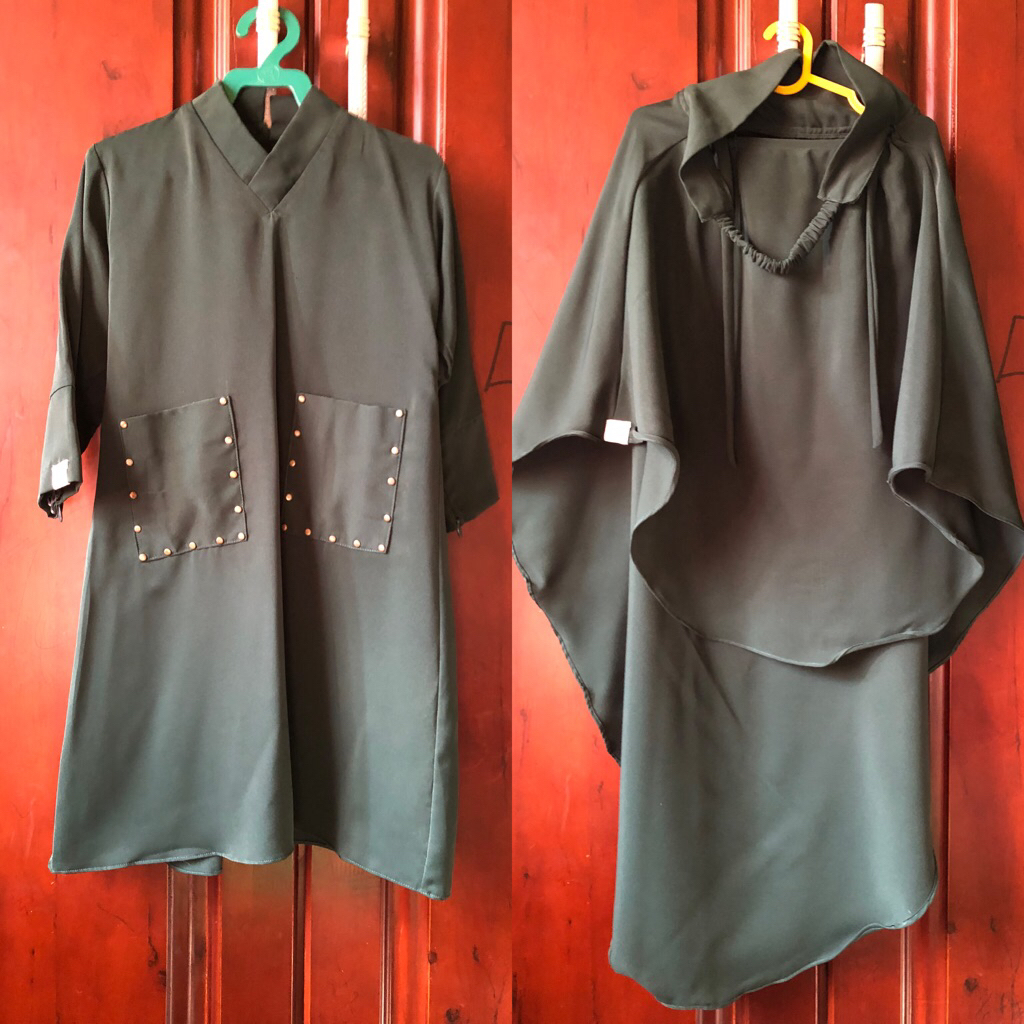 PL gamis anak, dhiya gamis set fk karet by qoneeta, mirip laeeba aljenna