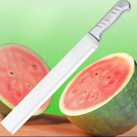 Pisau buah semangka melon pisau panjang stainless steel