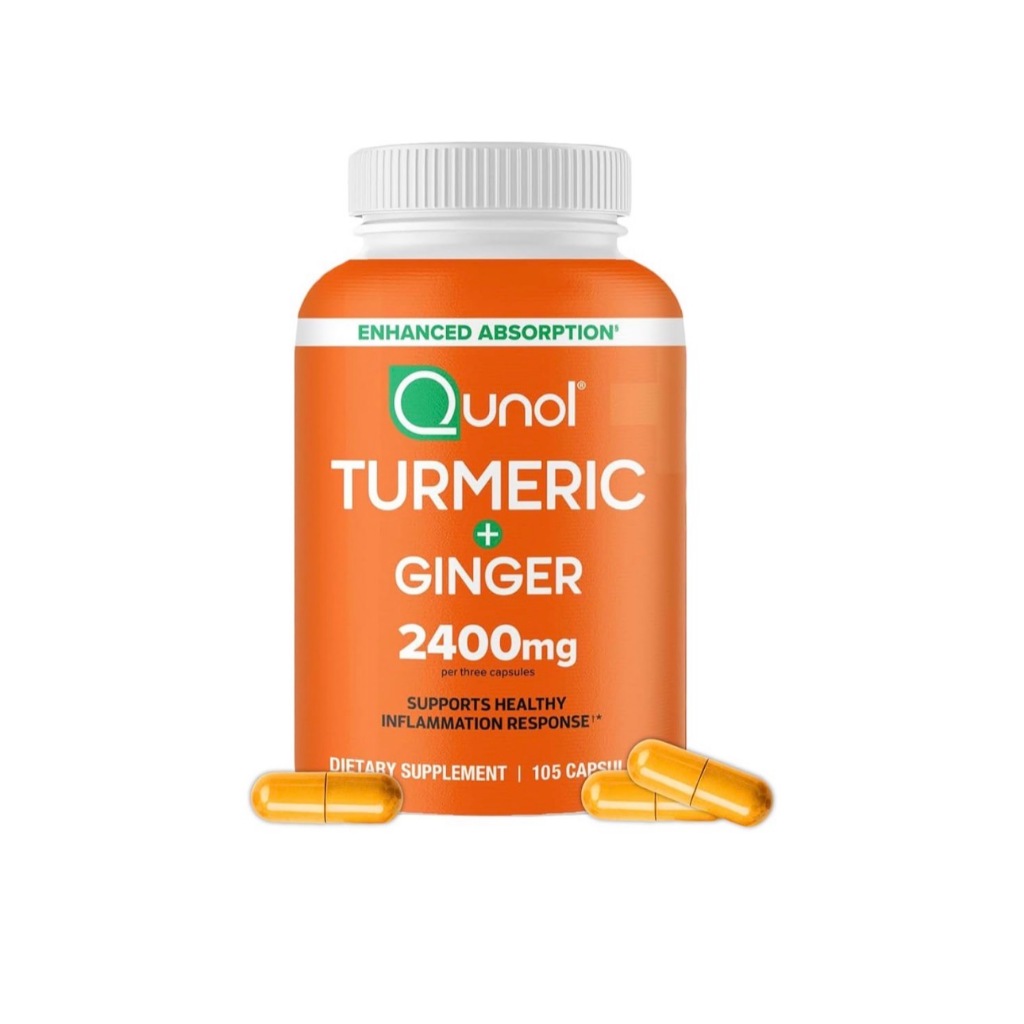 QUNOL TURMERIC + GINGER 2400 mg 105 Capsules