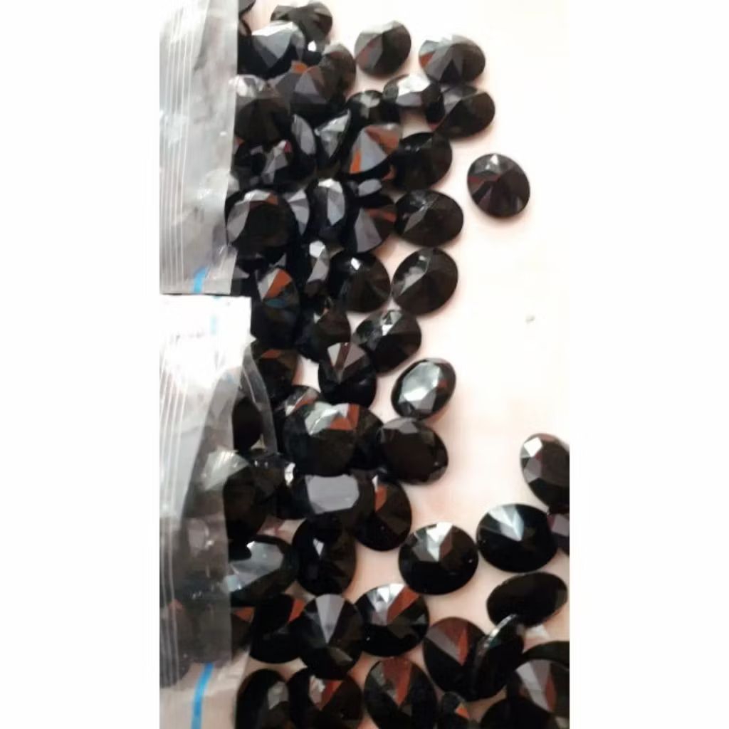 Batu Permata Black Onix Intan Hitam Cutting Terbaik