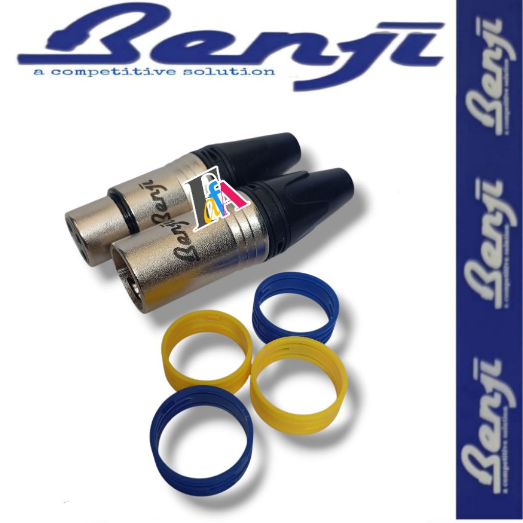 JACK / SOKET CANON XLR MALE FEMALE BENJI