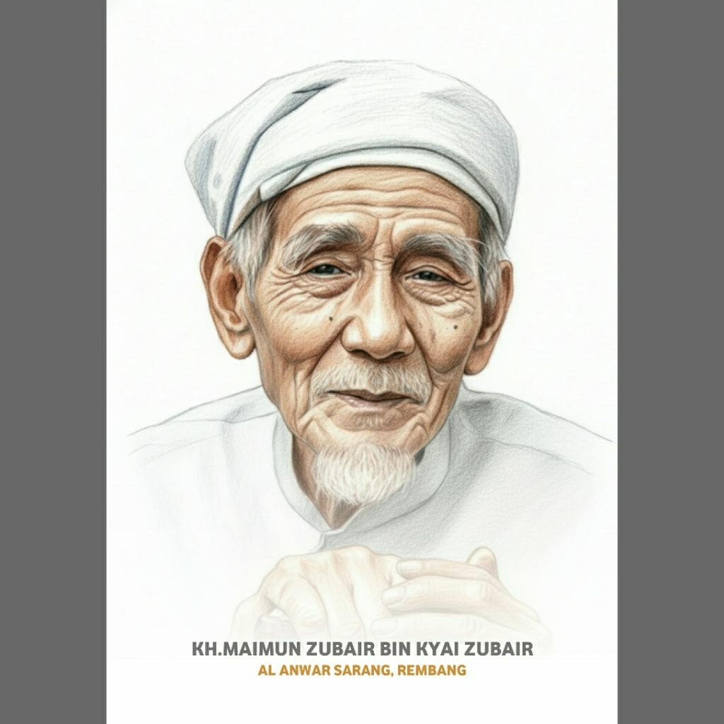 Poster Foto MBAH MOEN | KH.Maimun Zubair