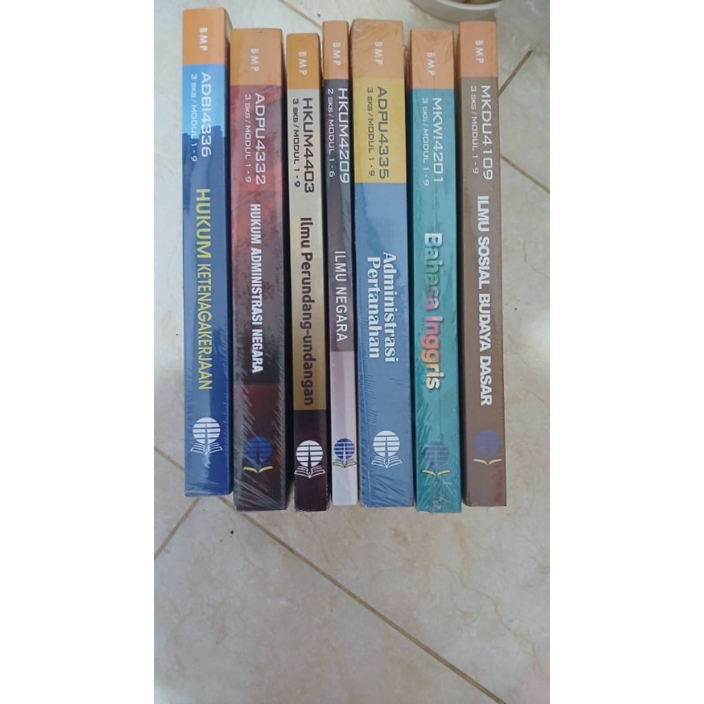Buku S1 Ilmu Hukum Universitas Terbuka (UT) NEW ORI