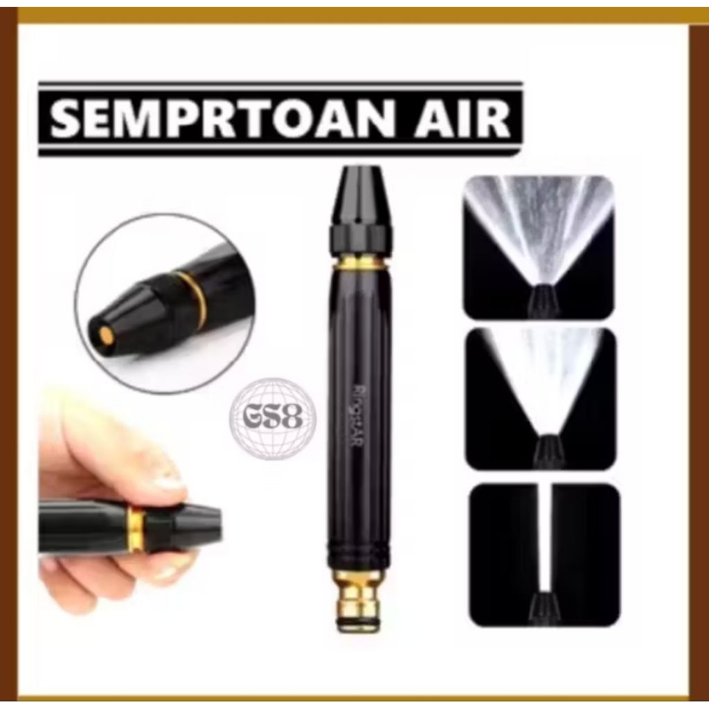 METAL SPRAY GUN KEPALA SELANG SERBAGUNA | KEPALA SELANG CUCI MOTOR & MOBIL | MEMBERSIHKAN MOBIL