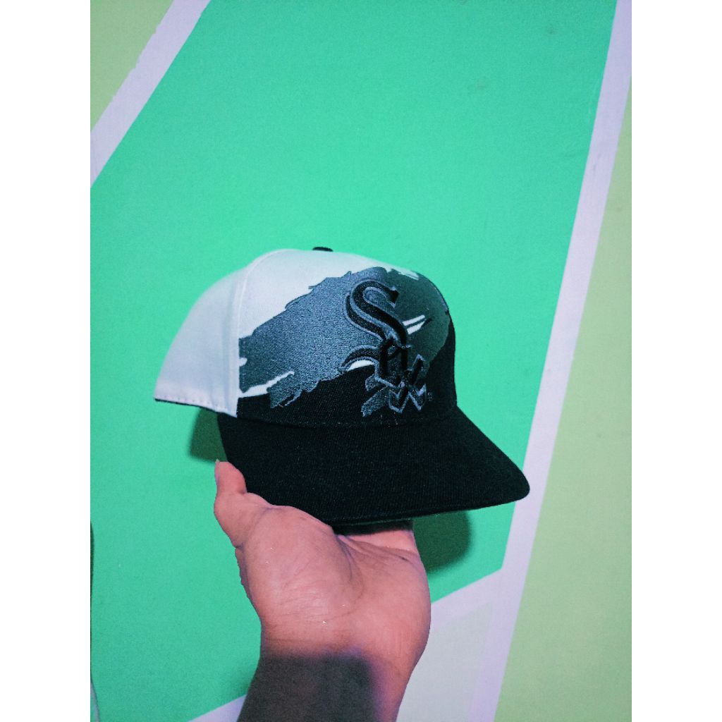 Topi Snapback White Sox Splash