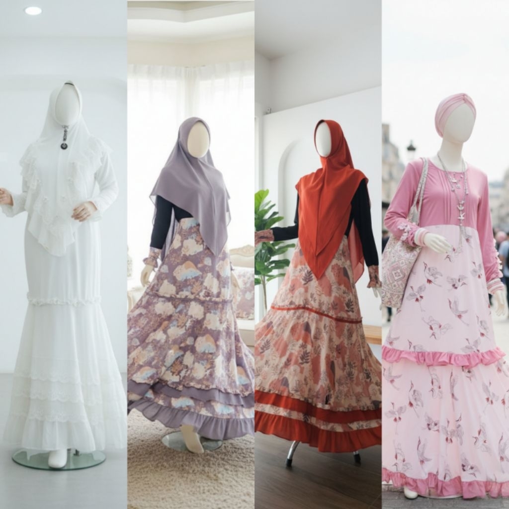 Dress duyung/ Gamis duyung