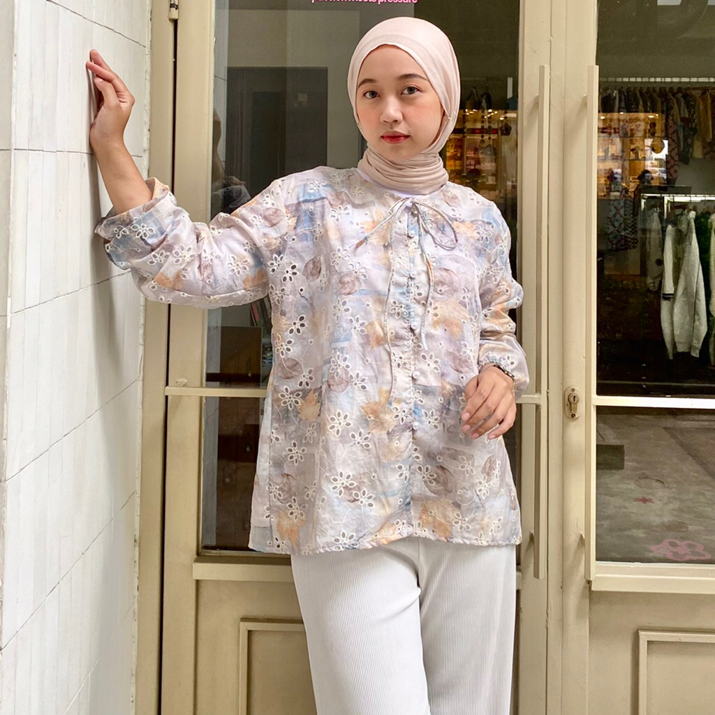 NARA - Blouse Wanita Katun Bolong