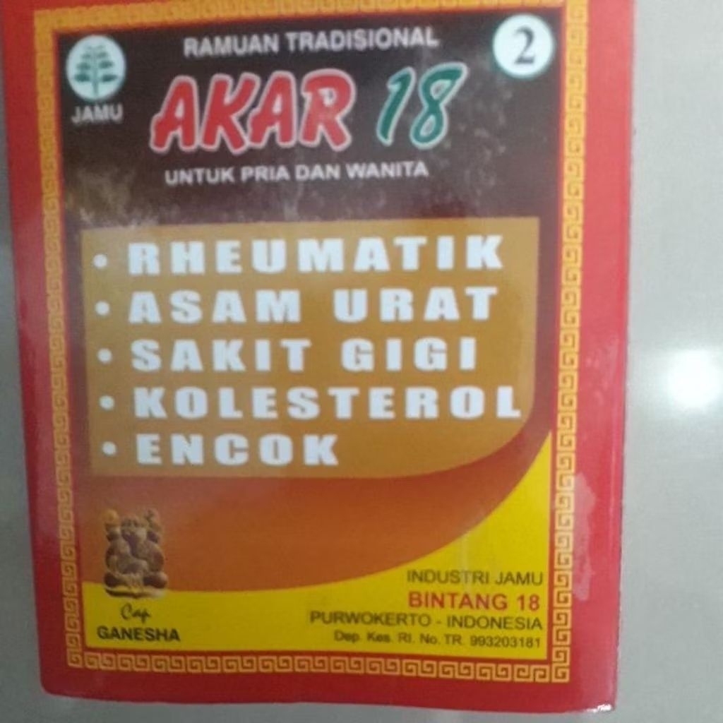 AKAR 18 Jamu Tradisional Asli – Untuk Pria & Wanita