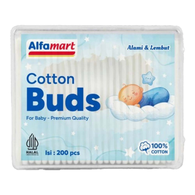 Alfamart Cotton Buds Bayi Premium 200 pcs