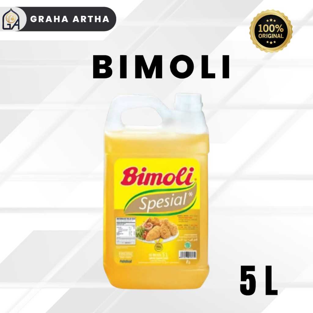 MINYAK GORENG BIMOLI SPESIAL 5L (5LITER/JERIGEN) / Bimoli Minyak Goreng Spesial 5 Liter