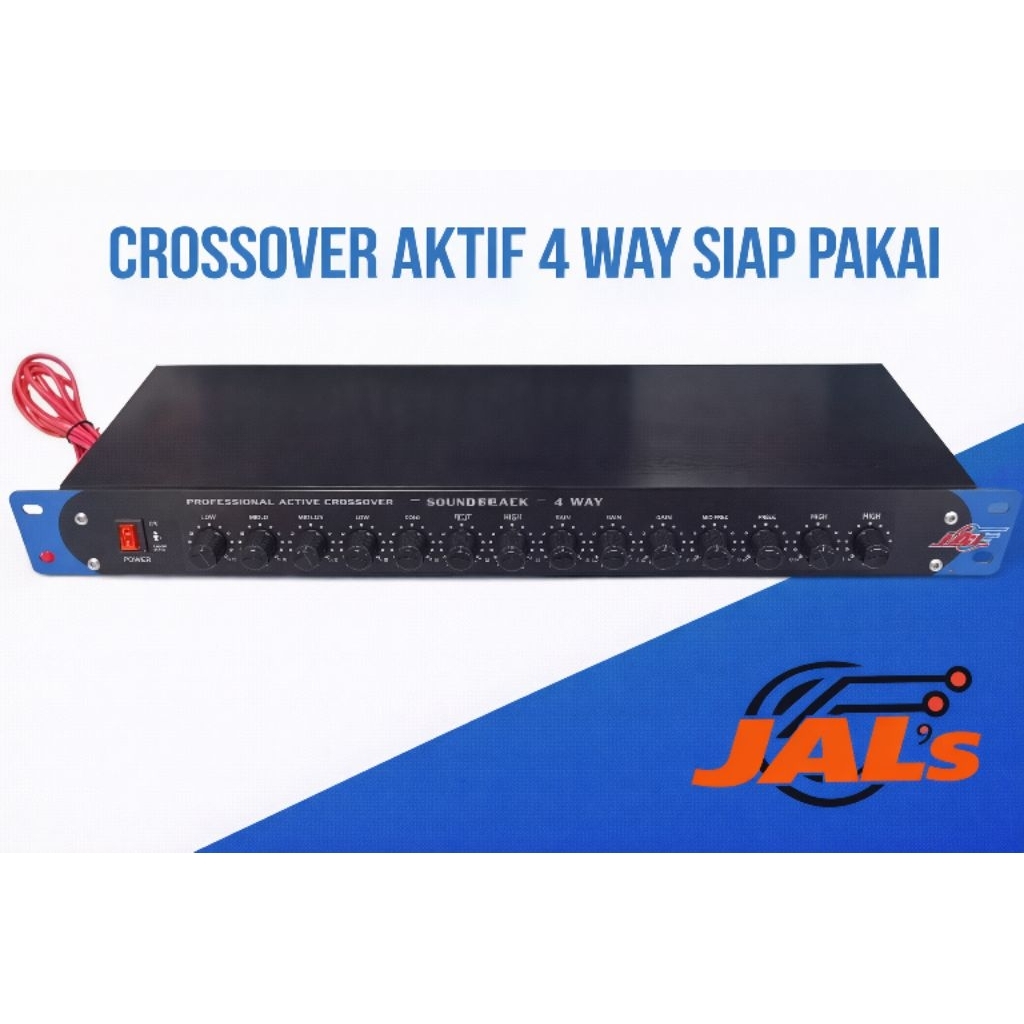 CROSSOVER AKTIF 4 WAY SIAP PAKAI