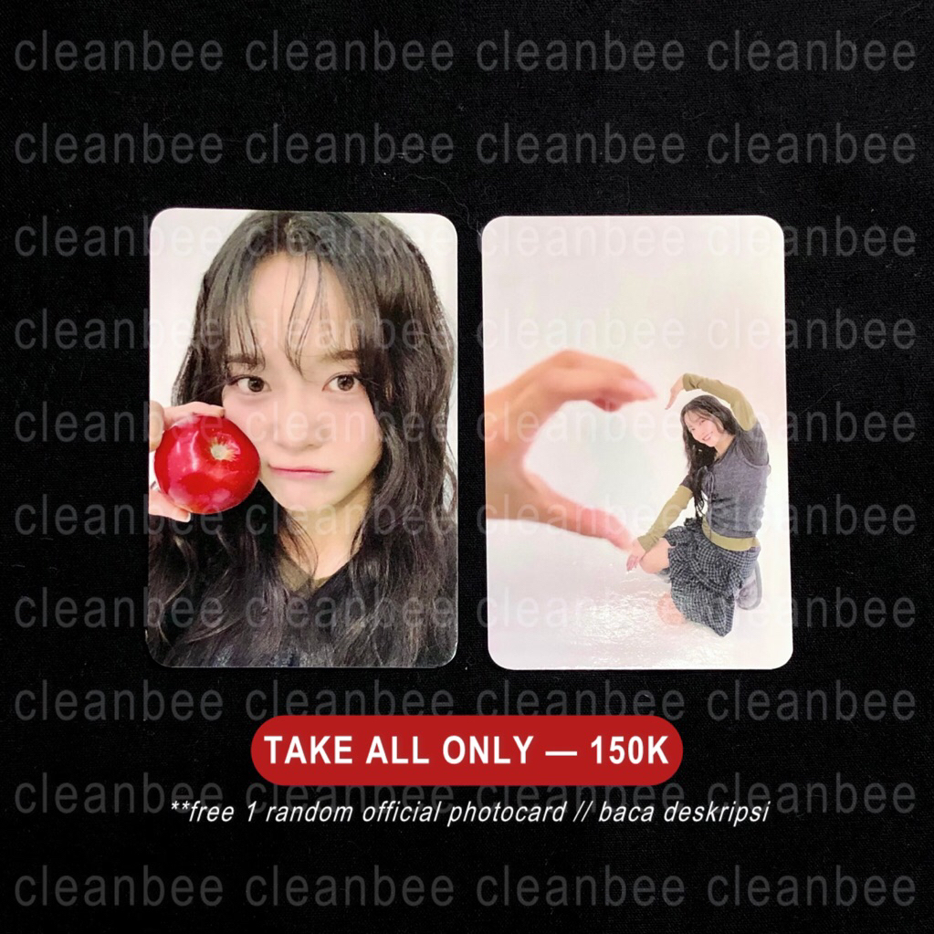 KIM SEJEONG TRADING CARD TENTH LETTER 2026 FANCON MD PHOTOCARD