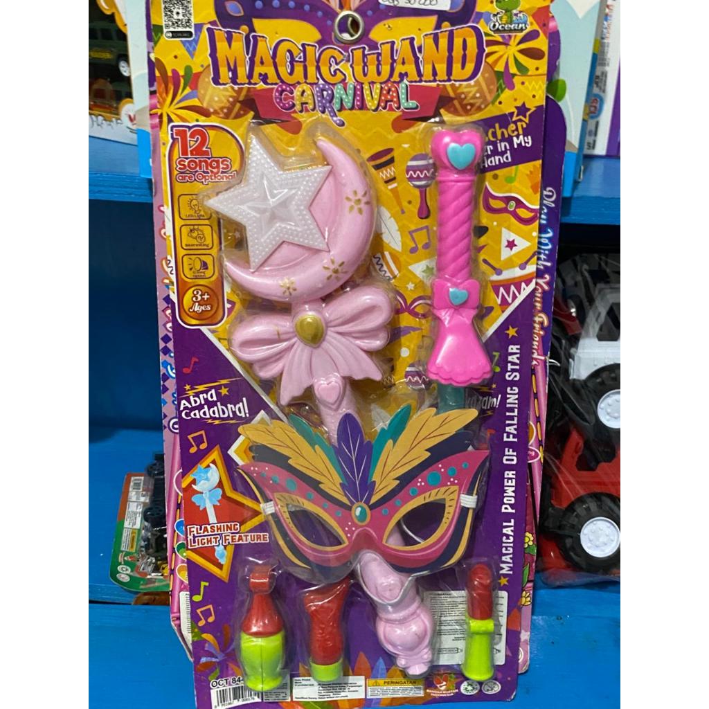 Mainan Tongkat Peri Magic Lampu Musik Plastik