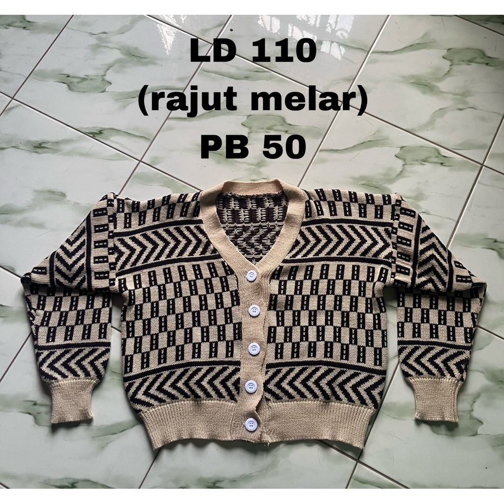 KERDIGAN RAJUT WANITA BAHAN RAJUT TEBAL.