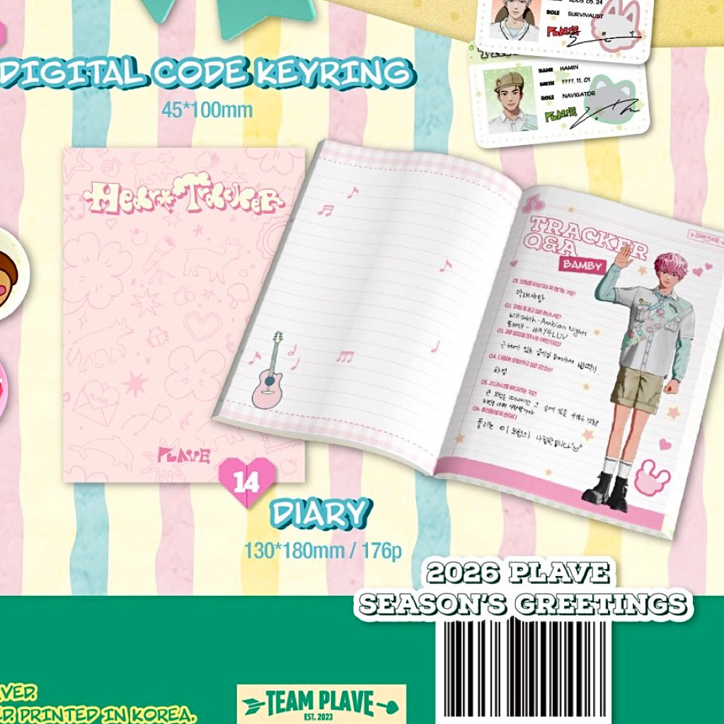 (READY) DIARY PLAVE SEASON GREETINGS SG 2026