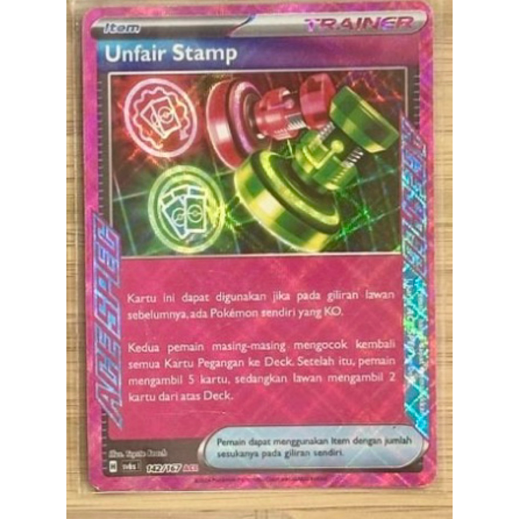 Unfair Stamp Pokemon Card Trainer