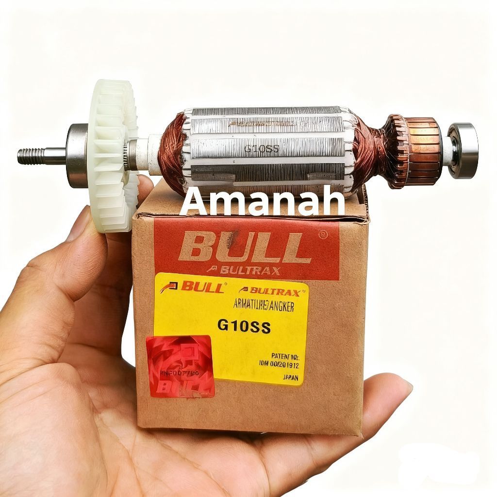 Angker armature Bull G10SS for mesin gerinda hitachi 4 inch