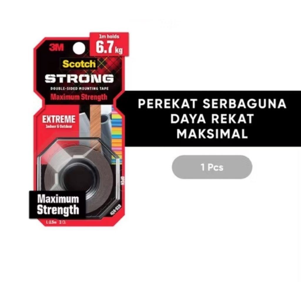 Double Tape 3M Extreme Mounting Tape Perekat Serbaguna