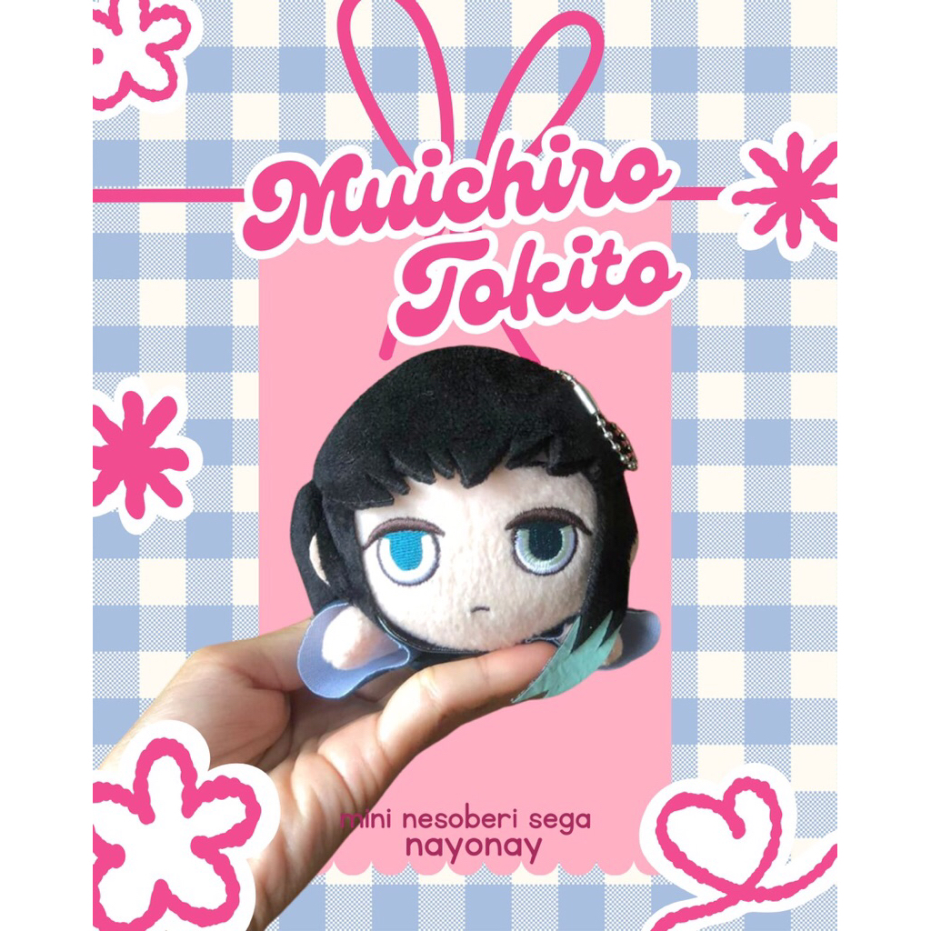Muichiro Tokito mini nesoberi sega ganci plushie - Demon Slayer Kimetsu no yaiba