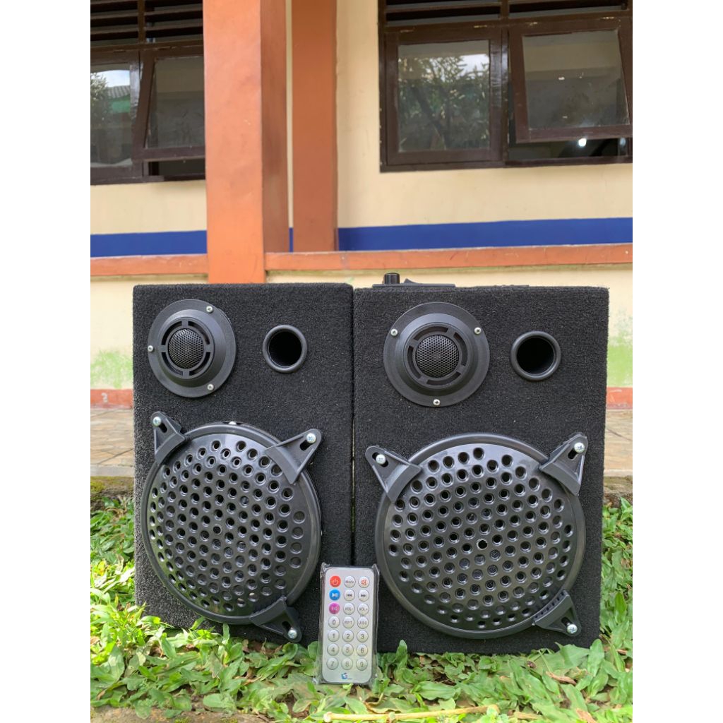 SPEAKER AKTIF WOOFER 6INC BASS NENDANG (MODUL BLUETOOTH DAN REMOTE)