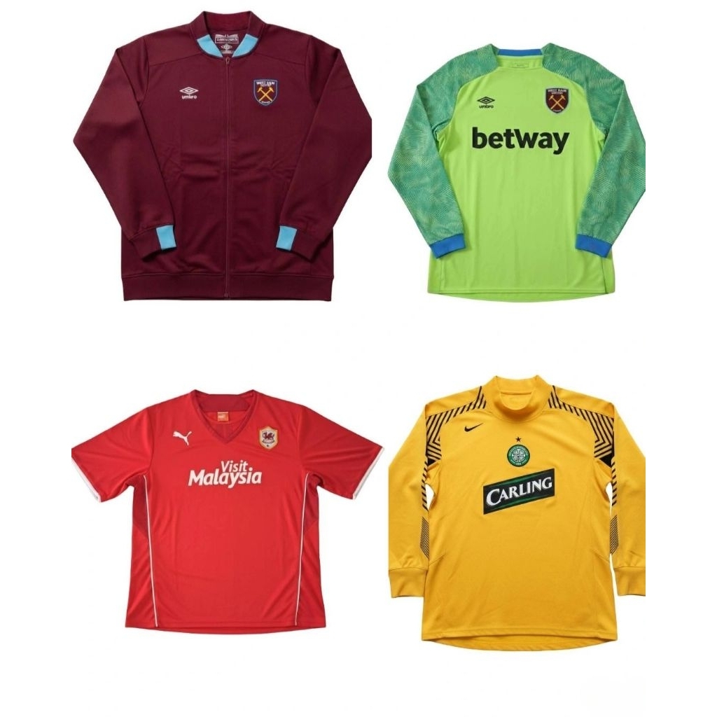 Jersey Westham Original– Size XL&L ( Bundling 3 jersey 1 jaket )