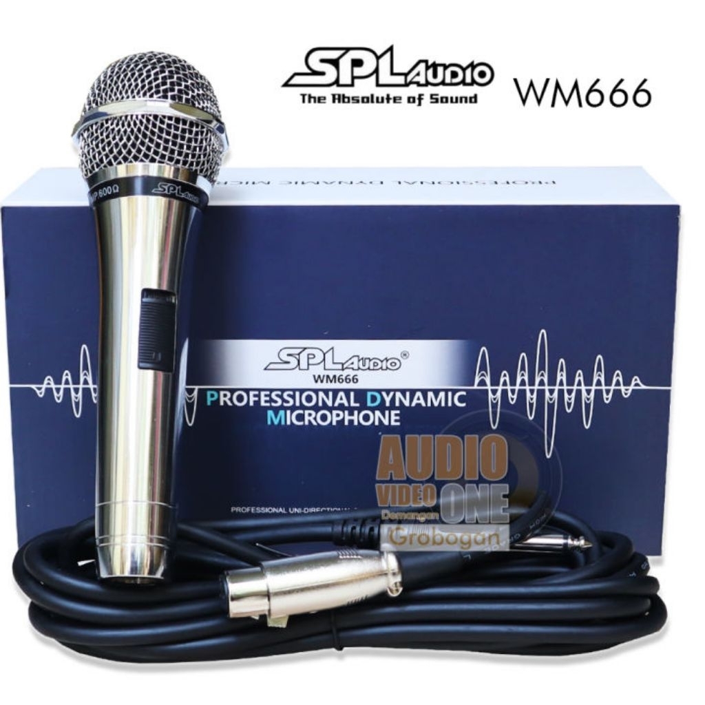 SPLaudio Microphone WM-666 / ProfesionalDynamic Microphone