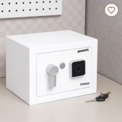 krisbow brankas besi fingerprint 17fp brankas mini kunci sidik jari