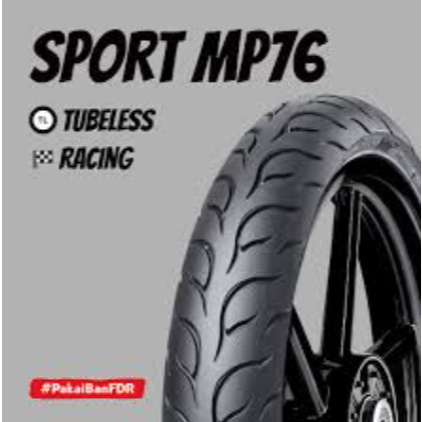 BAN MOTOR TUBELESS FDR MP 76 90/80 RING 14 & RING 17
