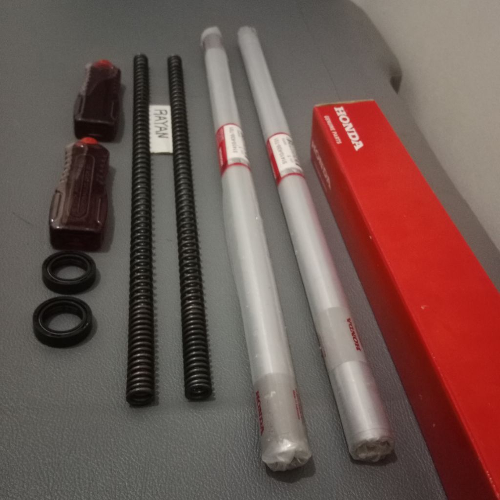 K56 original honda sok depan sonic150r sonic150 sok+oli+per+sil komplit