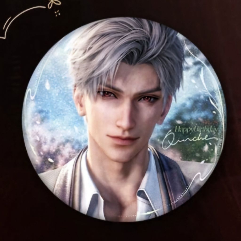 Love And Deepspace Official Sylus Birthday 2025 Pin Badge