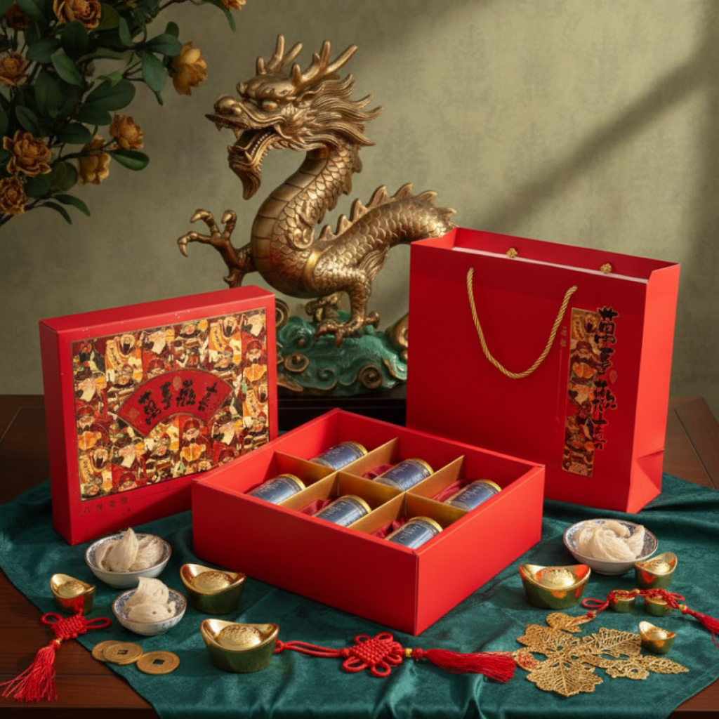 Prosperity Set | Bird Nest Drink Plus 6x100ml | Premium Gift Hampers CNY 2026