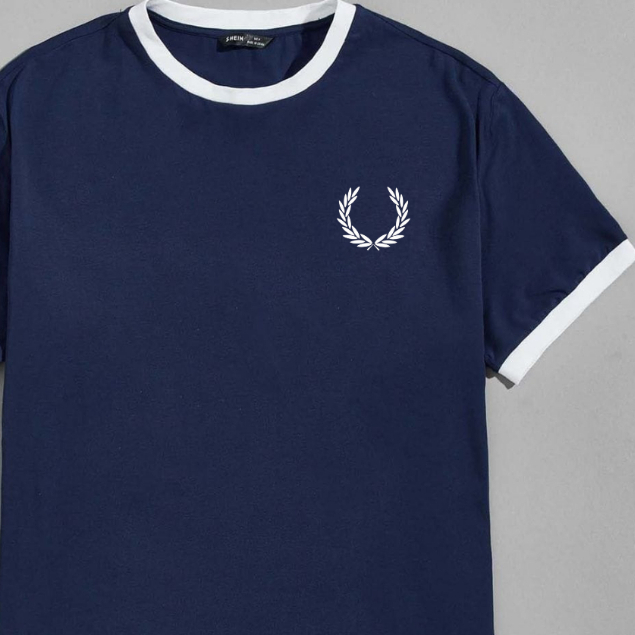 FP Ringer Taped Tshirt Navy M-XXL Street Style// Kaos Pria lengan Pendek Terbaru