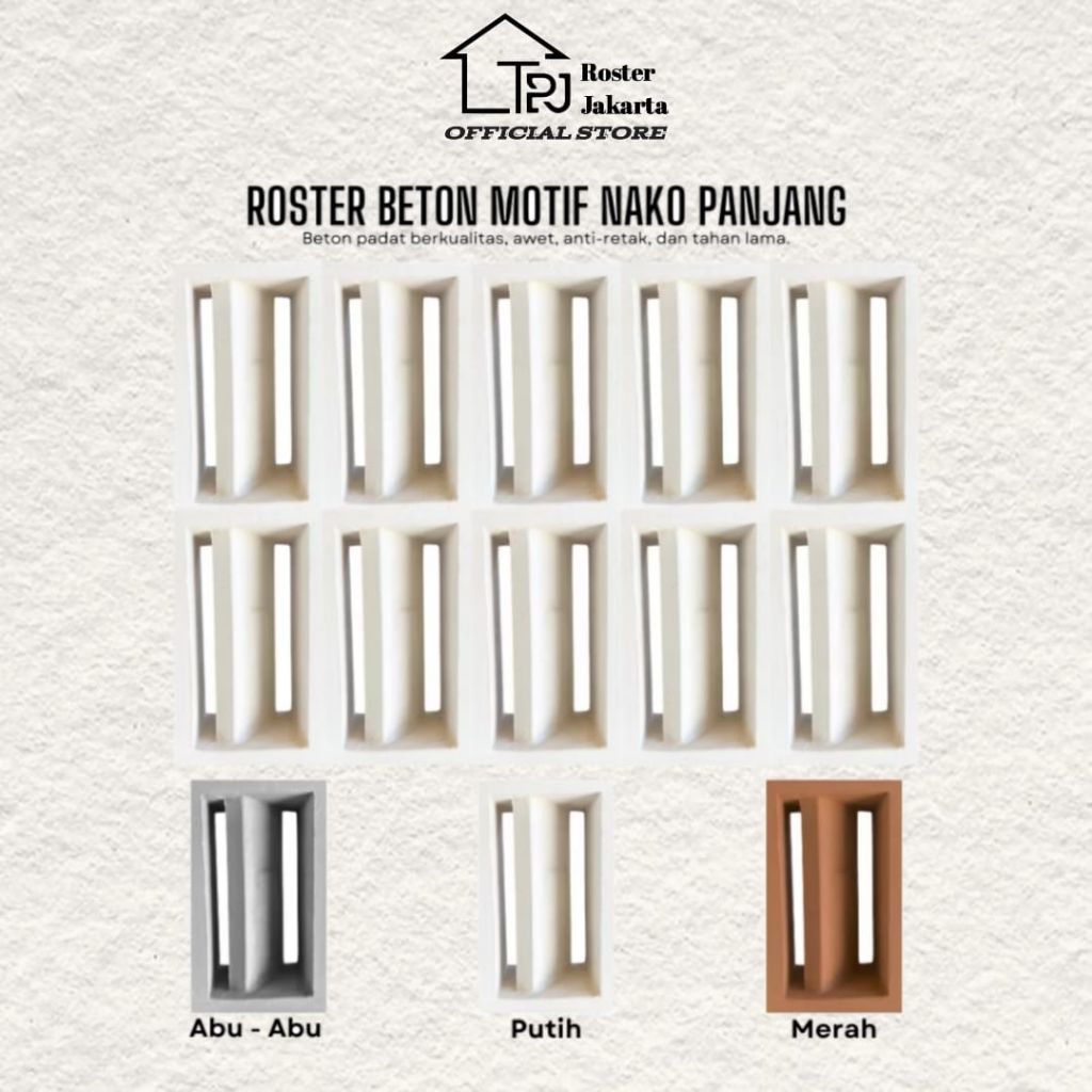 Roster Beton Motif NAKO PANJANG