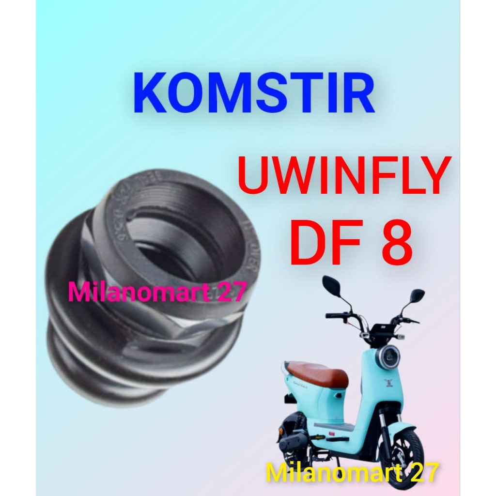 komstir sepeda listrik uwinfly DF8 kones headset komfork sepeda listrik uwinfly DF 8