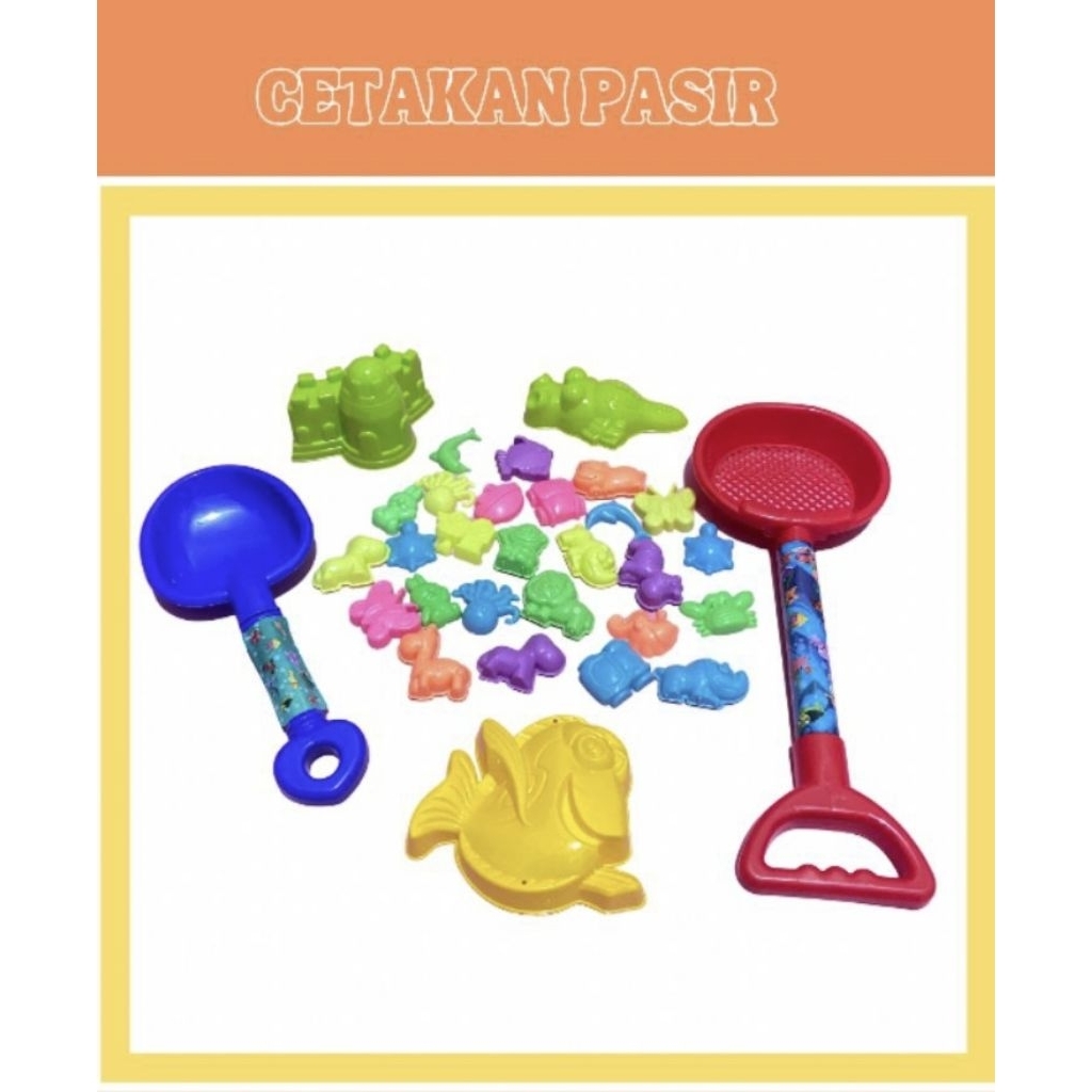 Mainan Cetakan Pasir / mainan cetakan pasir ajaib / mainan cetakan pasir mini