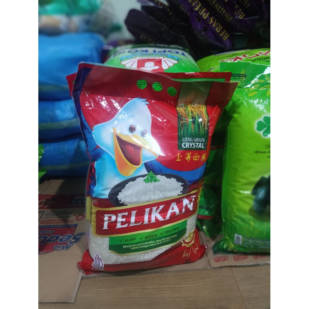 beras pelikan 3kg