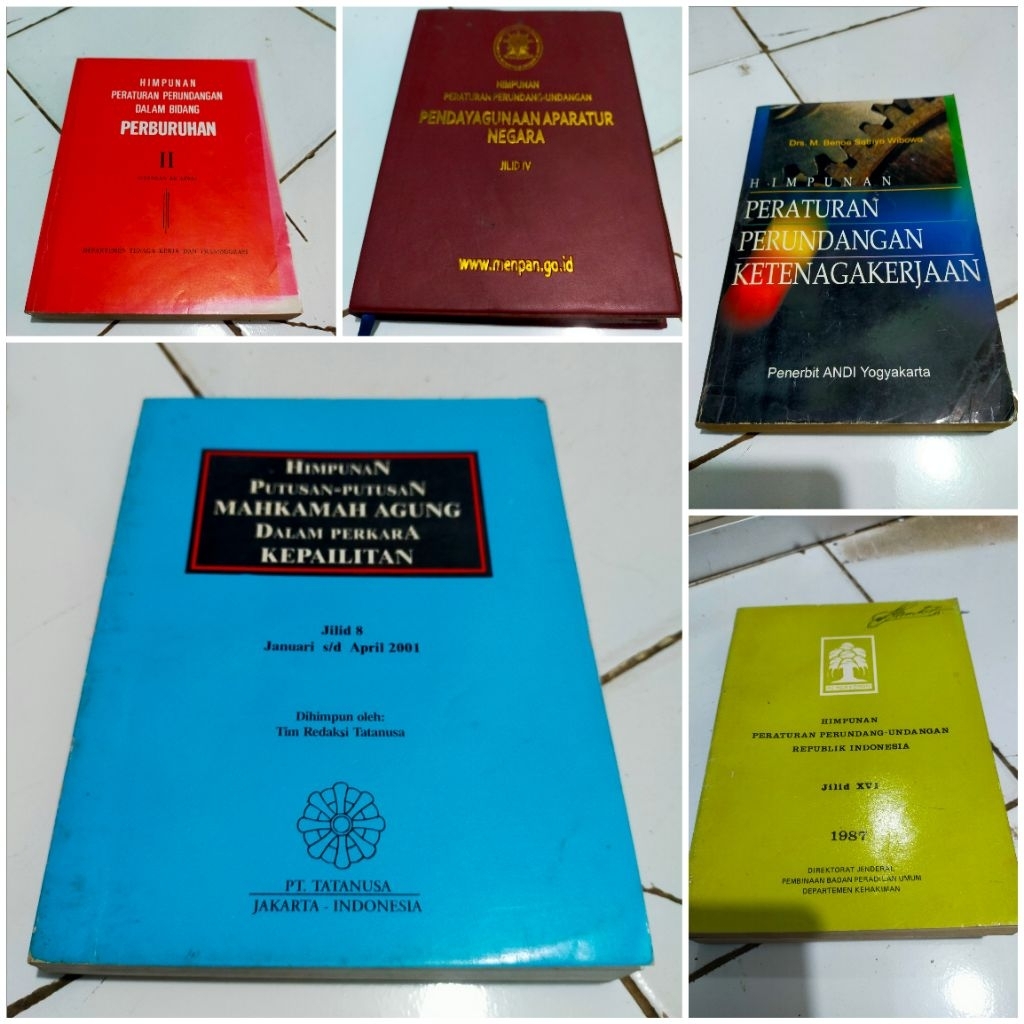 ORI HIMPUNAN PERATURAN PERUNDANGAN UNDANGAN PENDAYAGUNAAN APARATUR NEGARA / Republik Indonesia jilid