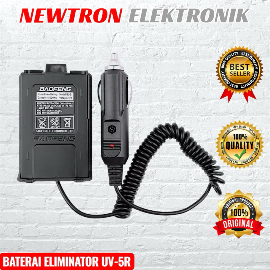 Baterai Eliminator HT Baofeng UV5R Compatible Vertec VT-5R Comteck Pofung BJH Merodith Texas TX-2 Be