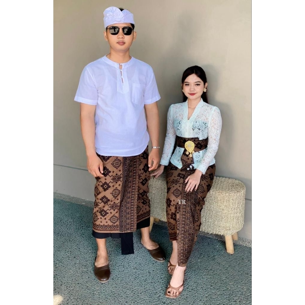 Set couple batik Kamen selendang saput