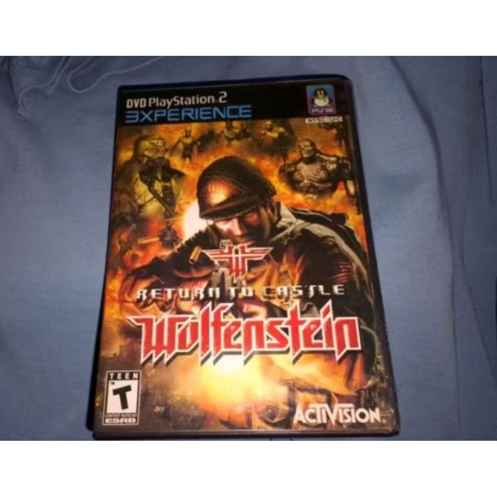 kaset PS2 second dengan cover plastik hitam