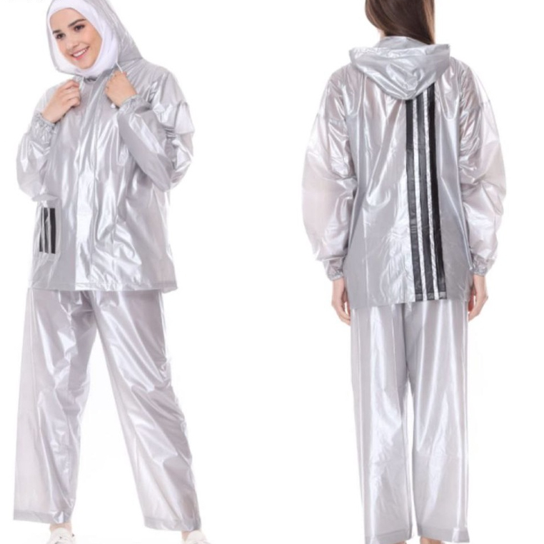 Bromo jas hujan jaket celana stelan bromo 3G silver/Jas hujan dewasa stelan murah