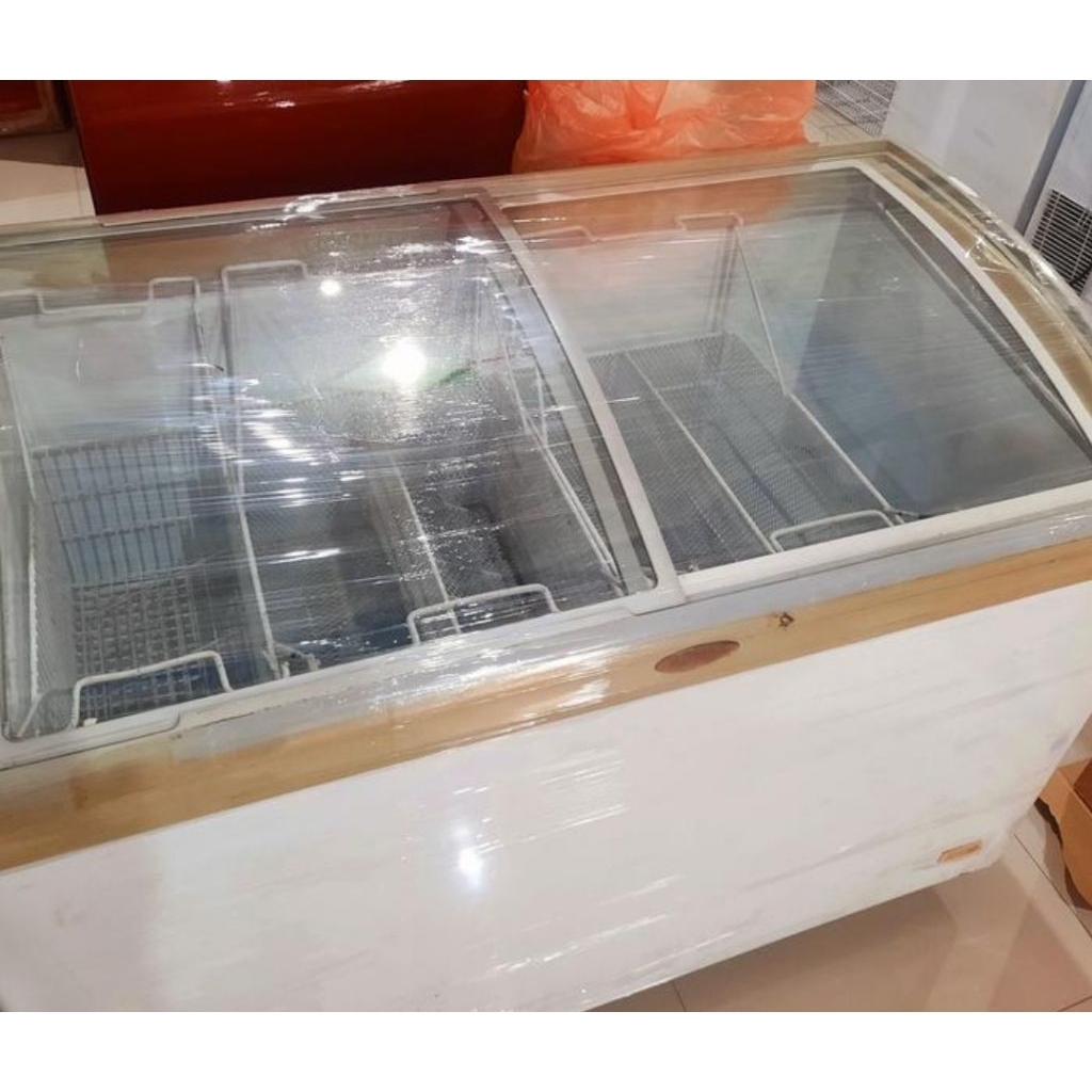 BOX FRESER ES KRIM HAIER 330L BEKAS / SEKEN Frozen Listrik Freezer Mesin