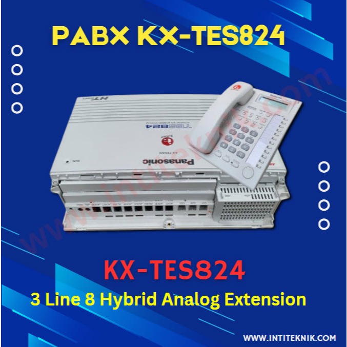 PABX Panasonic KX-TES824 3 Line 8 Extension
