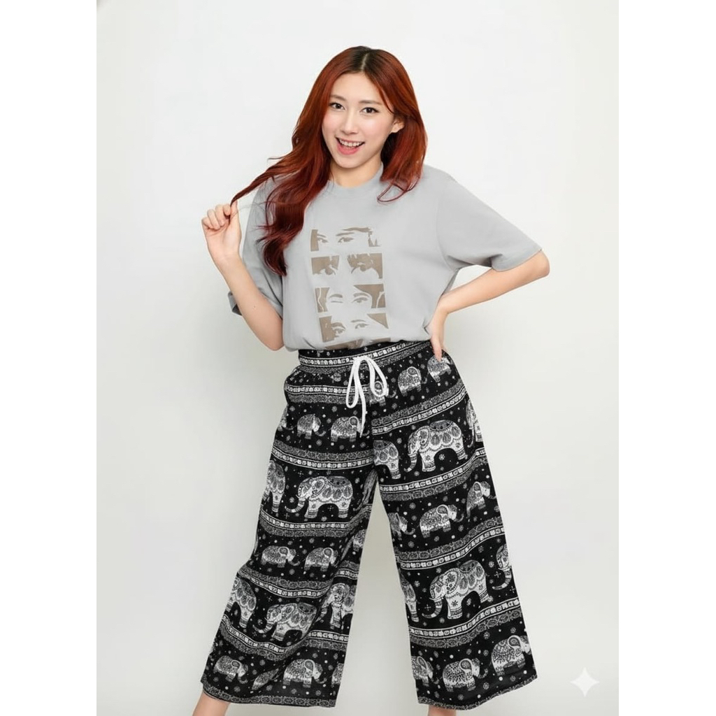 Celana Kulot Gajah  / Celana Kulot Gajah Thailand motif 13